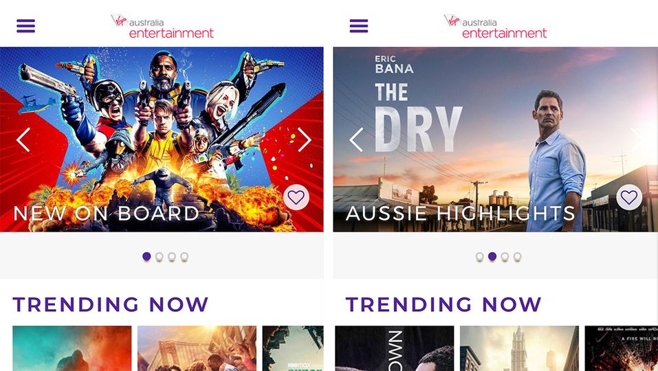 Virgin offers an easy-to-use streaming entertainment system
