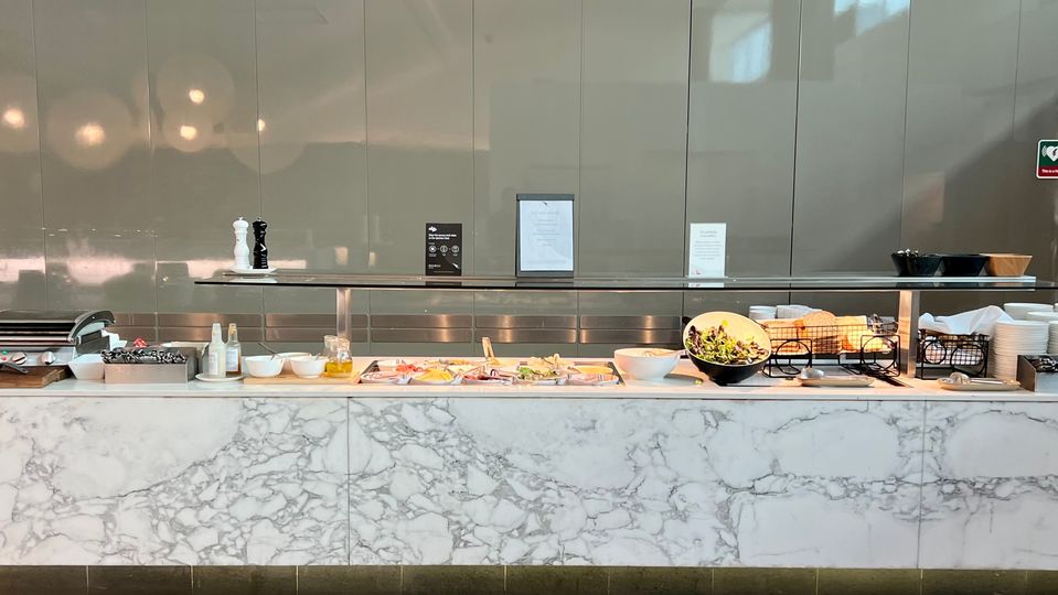 Make your own toastie, or whip up a small grazing platter from the buffet.